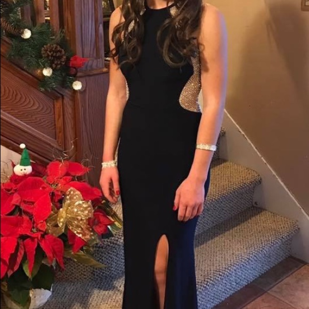 Navy formal & prom dress